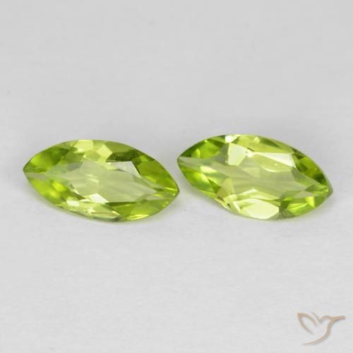 1.15 ct natürliche hellgrün Peridot-Edelsteine, Marquise, VVS-VS