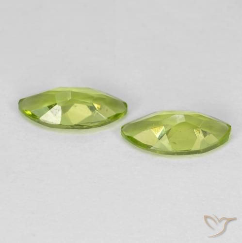 1.15 ct natürliche hellgrün Peridot-Edelsteine, Marquise, VVS-VS