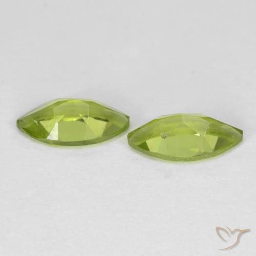 1.31 ct natürliche hellgrün Peridot-Edelsteine, Marquise, VS