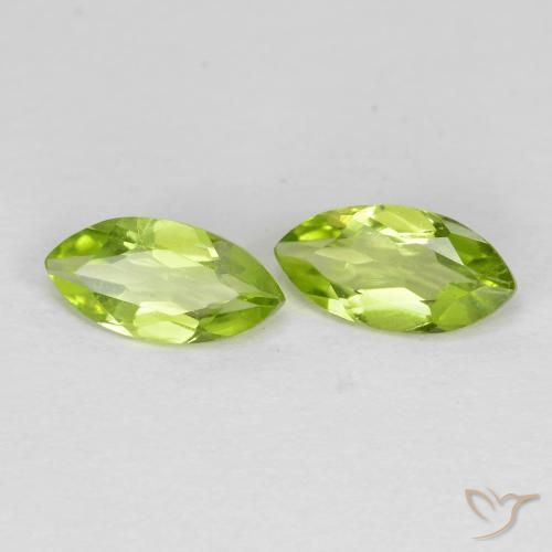 1.15 ct natürliche hellgrün Peridot-Edelsteine, Marquise, VS