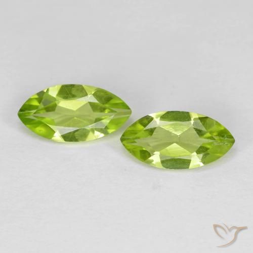 1.17ctw Natürlicher hellgrün Peridot, Marquise, VS