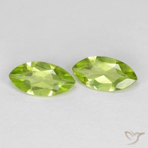 1.17 ct natürliche hellgrün Peridot-Edelsteine, Marquise, VS
