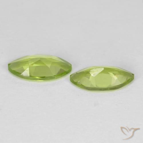1.17 ct natürliche hellgrün Peridot-Edelsteine, Marquise, VS