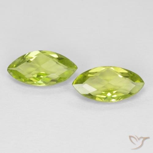 1.24ctw Natürlicher Mittelgrün Peridot, Marquise, VVS-VS