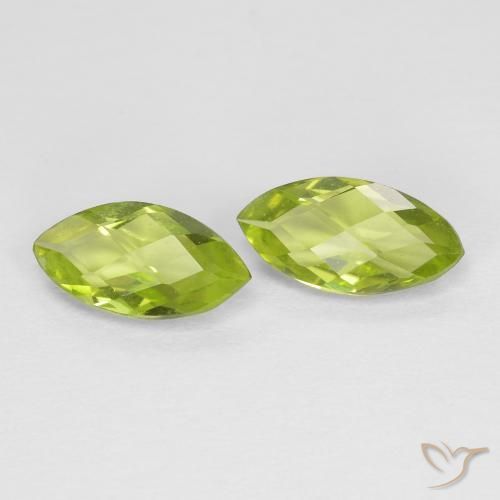 1.24 ct natürliche Mittelgrün Peridot-Edelsteine, Marquise, VVS-VS