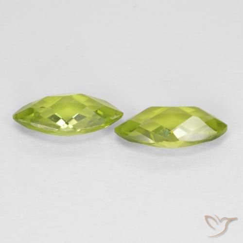 1.24 ct natürliche Mittelgrün Peridot-Edelsteine, Marquise, VVS-VS