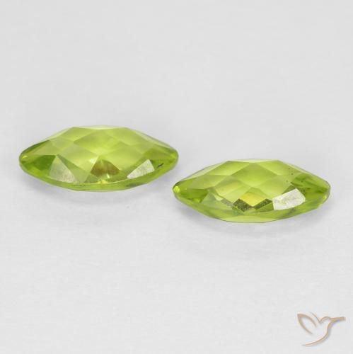 1.33 ct natürliche gelblich-grün Peridot-Edelsteine, Marquise, VVS-VS