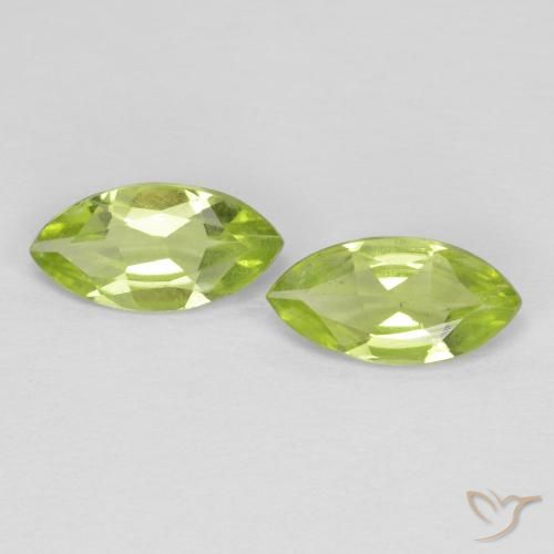 1.04ctw Natürlicher gelblich-grün Peridot, Marquise, VS