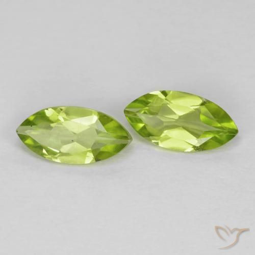 1.20 ct natürliche hellgrün Peridot-Edelsteine, Marquise, VS