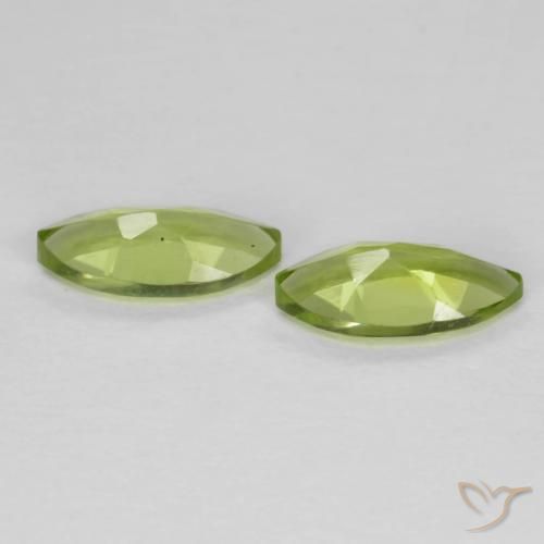 1.20 ct natürliche hellgrün Peridot-Edelsteine, Marquise, VS