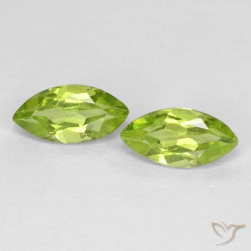 1.25ctw Natürlicher hellgrün Peridot, Marquise, VS