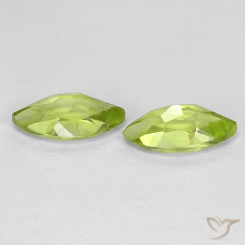 1.25 ct natürliche hellgrün Peridot-Edelsteine, Marquise, VS