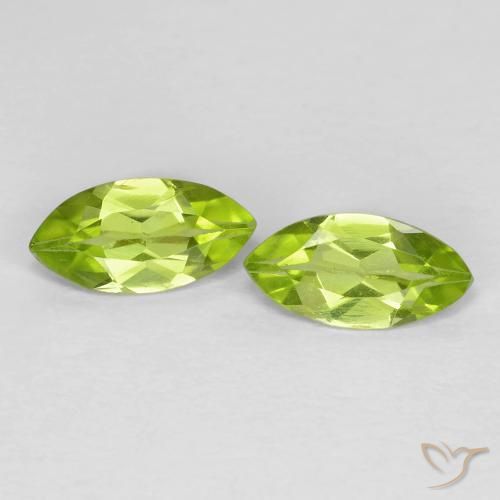 1.06ctw Natürlicher hellgrün Peridot, Marquise, VS