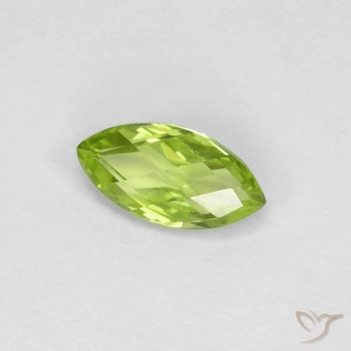 9,17 ctw natürlicher hellgrün Peridot, Marquise, VVS-VS