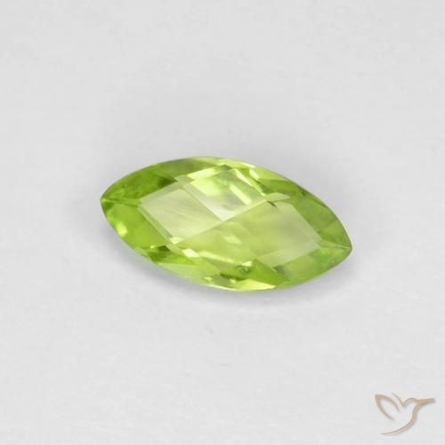 9,17 ctw natürlicher Mittelgrün Peridot, Marquise, VVS-VS