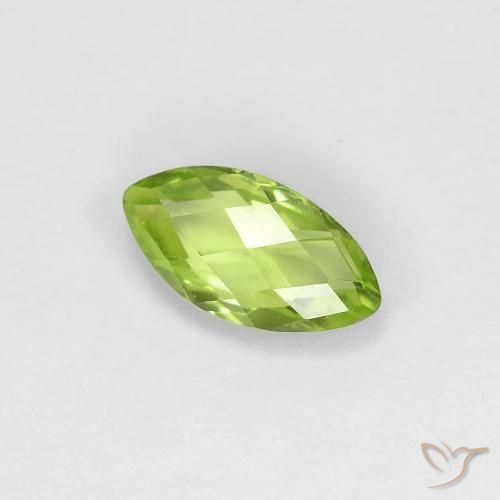 9,17 ctw natürlicher Leichtes lebendiges Grün Peridot, Marquise, VS