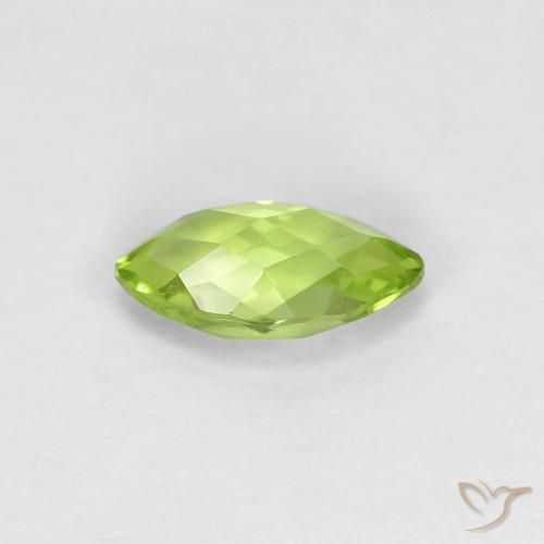 9,17 ctw natürlicher Leichtes lebendiges Grün Peridot, Marquise, VS