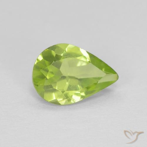9,17 ctw natürlicher Lebendiges grün Peridot, Birnenform, VVS-VS