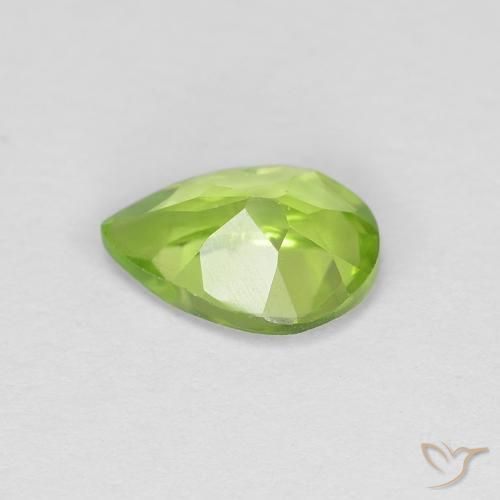 9,17 ctw natürlicher Mittelgrün Peridot, Birnenform, VS