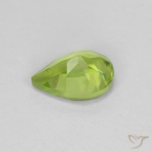 9,17 ctw natürlicher Mittelgrün Peridot, Birnenform, VS