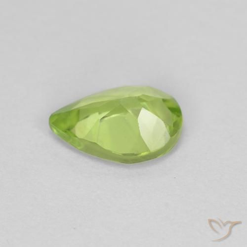 9,17 ctw natürlicher Mittelgrün Peridot, Birnenform, VS
