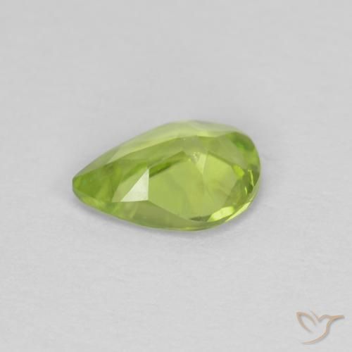 9,17 ctw natürlicher Mittelgrün Peridot, Birnenform, VS