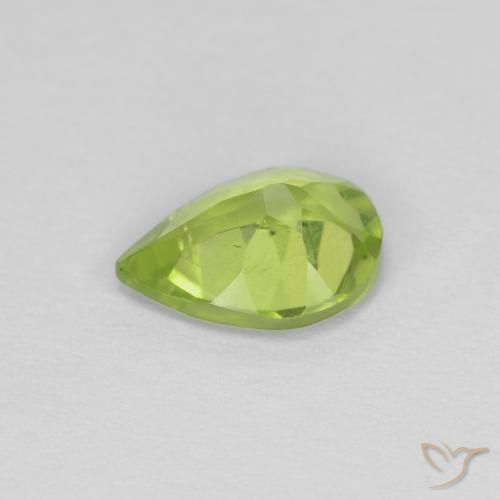 9,17 ctw natürlicher Mittelgrün Peridot, Birnenform, VS