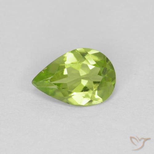 9,17 ctw natürlicher Lebendiges grün Peridot, Birnenform, VS