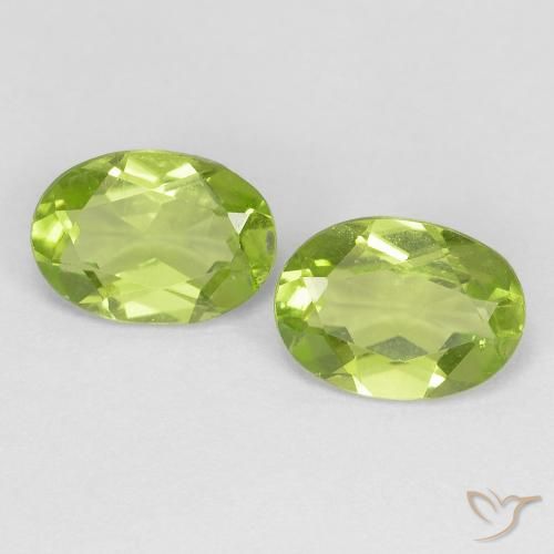 1.64ctw Natürlicher Lebendiges grün Peridot, Oval, VVS-VS