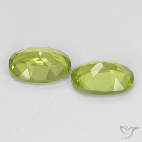 1.78 ct natürliche Mittelgrün Peridot-Edelsteine, Oval, VS