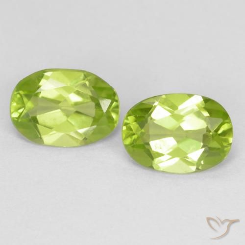 1.67ctw Natürlicher Lebendiges grün Peridot, Oval, VS