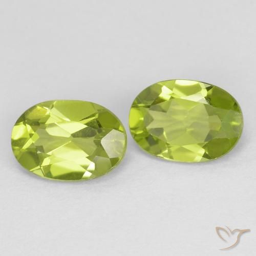 1.72 ct natürliche Mittelgrün Peridot-Edelsteine, Oval, VS