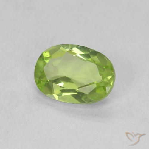 9,17 ctw natürlicher Mittelgrün Peridot, Oval, VVS