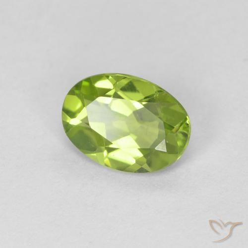 9,17 ctw natürlicher Mittelgrün Peridot, Oval, VVS