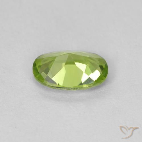 9,17 ctw natürlicher Lebendiges grün Peridot, Oval, VVS-VS