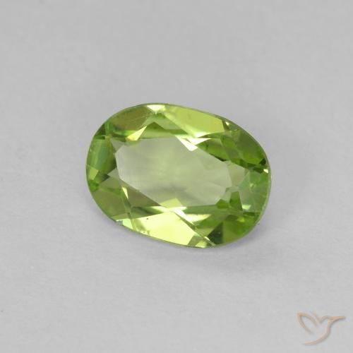 9,17 ctw natürlicher Mittelgrün Peridot, Oval, VVS-VS