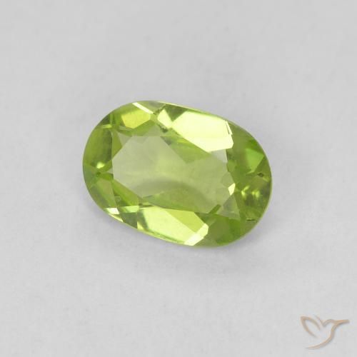 9,17 ctw natürlicher Mittelgrün Peridot, Oval, VVS
