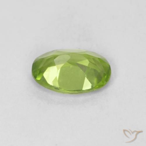 9,17 ctw natürlicher Mittelgrün Peridot, Oval, VVS