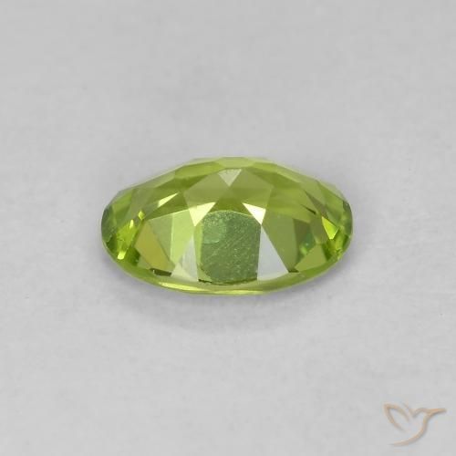 9,17 ctw natürlicher Lebendiges grün Peridot, Oval, VVS-VS