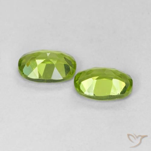 1.84 ct natürliche Lebendiges grün Peridot-Edelsteine, Oval, VS