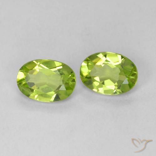 1.82 ct natürliche Lebendiges grün Peridot-Edelsteine, Oval, VVS-VS