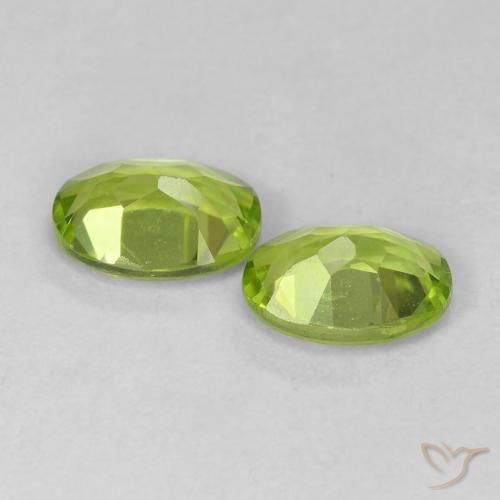 1.82 ct natürliche Lebendiges grün Peridot-Edelsteine, Oval, VVS-VS