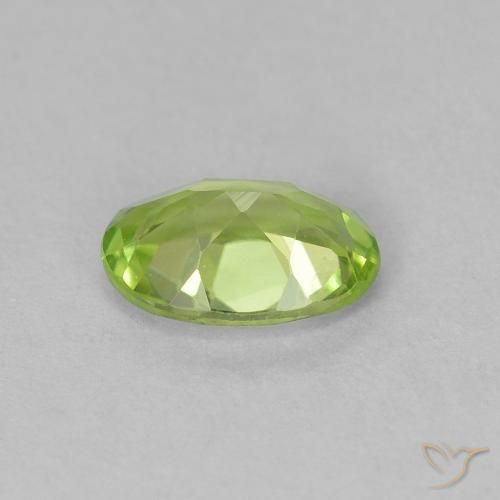 9,17 ctw natürlicher Lebendiges grün Peridot, Oval, VVS-VS