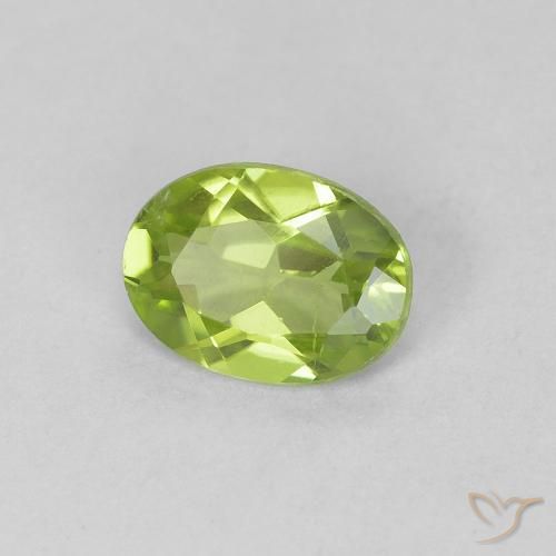 9,17 ctw natürlicher Lebendiges grün Peridot, Oval, VS