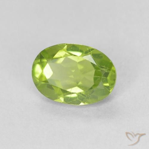 9,17 ctw natürlicher Mittelgrün Peridot, Oval, VS