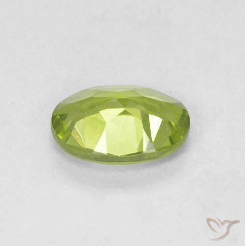 9,17 ctw natürlicher Lebendiges grün Peridot, Oval, VVS-VS