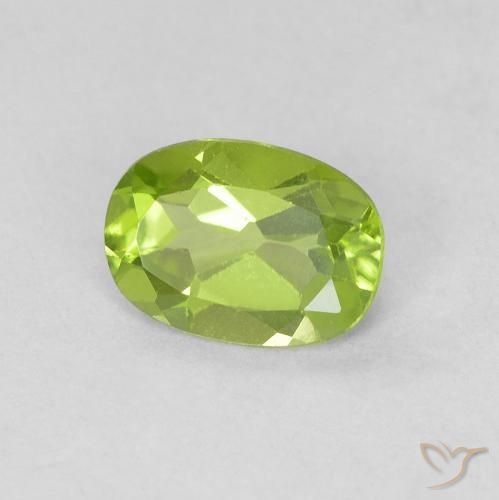 9,17 ctw natürlicher Lebendiges grün Peridot, Oval, VVS-VS