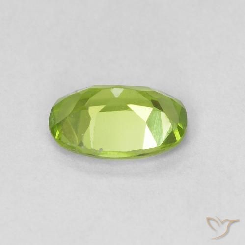 9,17 ctw natürlicher Lebendiges grün Peridot, Oval, VVS-VS