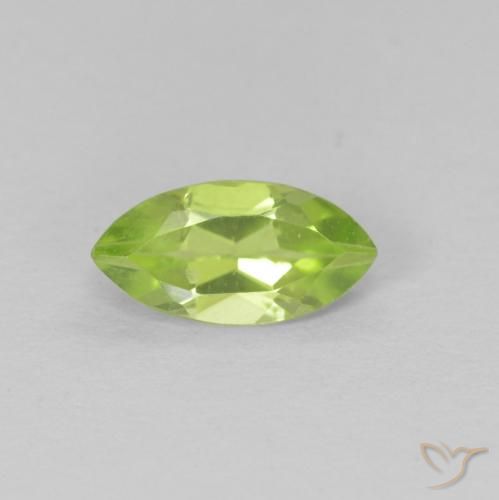 0.62ct Natürlicher Mittelgrün Peridot, Marquise, VS