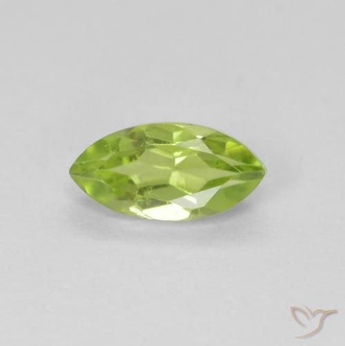 0.70ct Natürlicher gelblich-grün Peridot, Marquise, VS